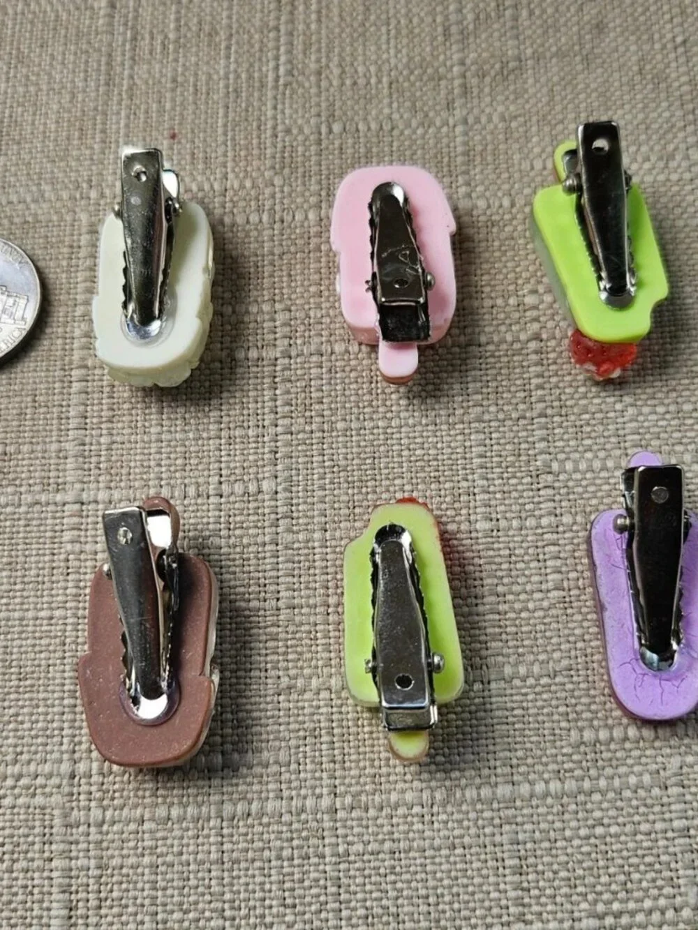 Women Ice Cream Hair Clips Cute Suitable for Braids Ponytails Hair Accessories